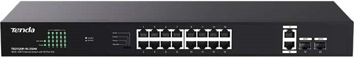 Tenda 16 PoE Plus 2SFP Port Ethernet Switch