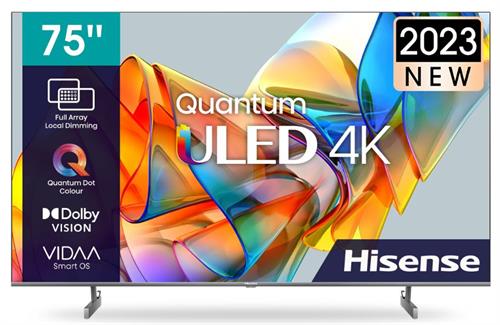 Hisense 75" Class U6K Series Quantum ULED 4K UHD VIDAA Smart TV