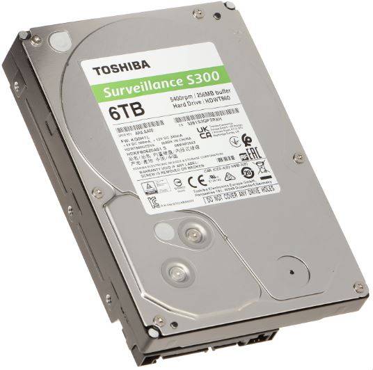 Toshiba 3.5-Inch 6TB S300 Surveillance Hard Drive