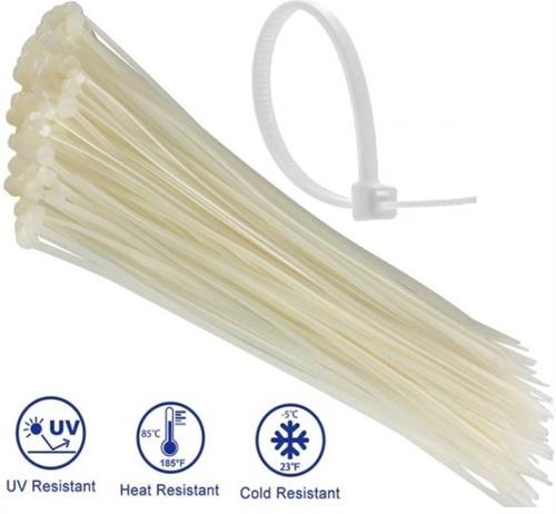 Noble Nylon Cable Ties 3.6 x 250mm Pack of 100 White
