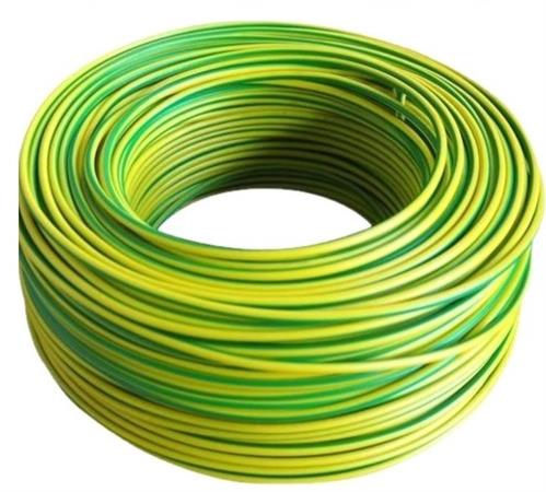 Solarix Insulated 6mm² Yellow And Green Earth Wire 100