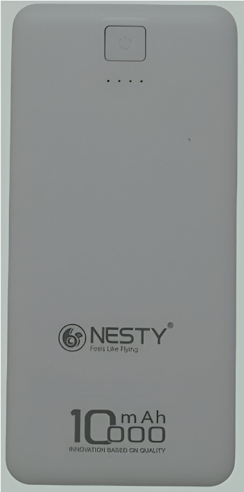 Nesty 10 000mAh Multi Functional Power Bank Colour White