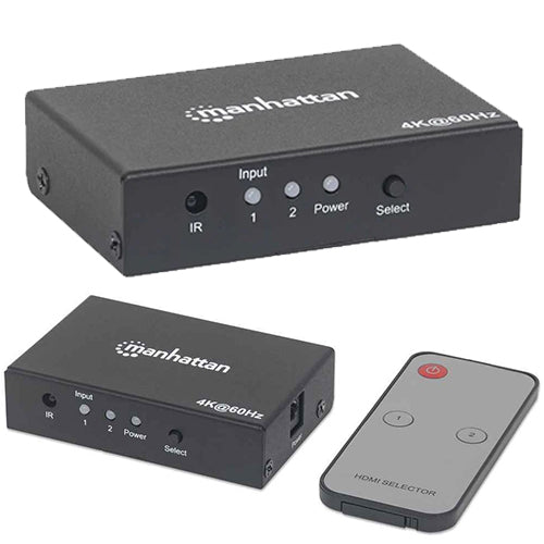 Manhattan 4K 2-Port HDMI Switch