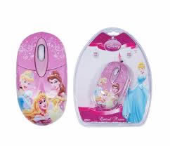 Disney Princess Optical USB Mouse , Retail Packaged ,