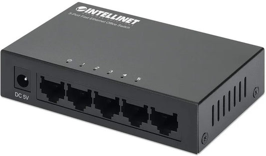 Intellinet 5-Port Fast Ethernet Office Switch Metal case