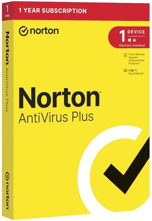 Norton AntiVirus Plus 1-USER Annual License