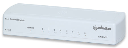 Manhattan 8-Port Fast Ethernet Switch