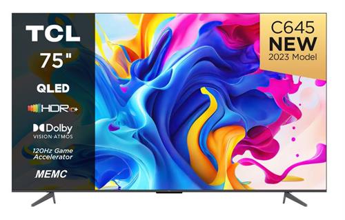 TCL 75 inch C645 Series QLED UHD Google Smart TV