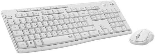 Logitech MK295 Silent Wireless Keyboard and Mouse Combo White