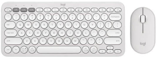 Logitech Pebble 2 Keyboard & Mouse Combo - White