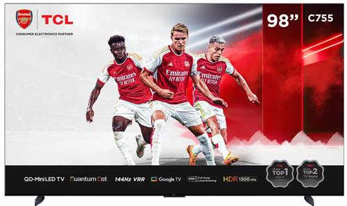 TCL 98 inch C755 Series Mini-LED UHD Google Smart TV