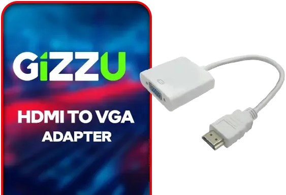 Gizzu 1080P HDMI to VGA Adapter