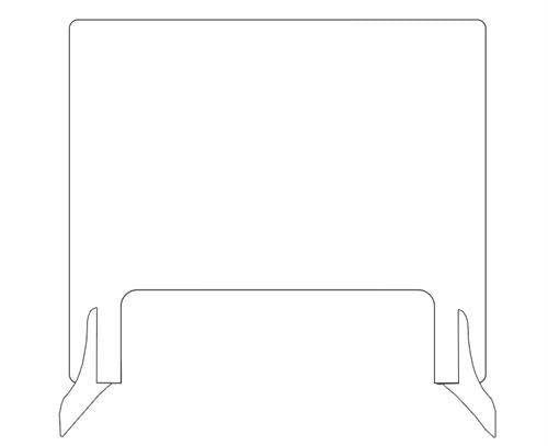 Casey Self Supporting Protective Transparent Barrier