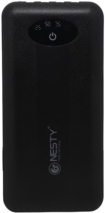 Nesty 10 000mAh  Multi Functional Power Bank Colour Black