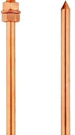 Solarix Copper Cladded 120mm Earth Spike with Dual Nuts and