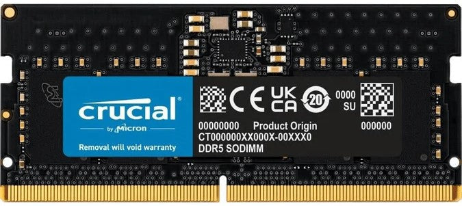 Crucial 5600MHz 8GB DDR5 SO-DIMM Memory Module