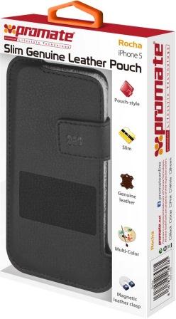 PROMATE ROCHA.BLACK PROTECTIVE SLIM LEAT