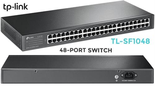 TP Link 48 Port 10 100Mbps Rackmount Switch